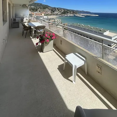 Location T2/t3 Climatise, Terrasse Vue Mer, Plage A 20m, Parking, Le Lavandou, 4 Pers. - Fr-1-803-8 *